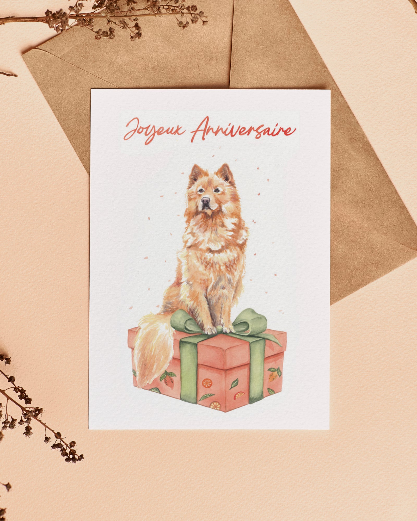 Carte Cannelle Anniversaire