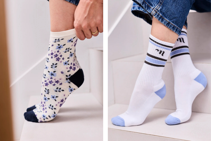 chaussettes en coton bio