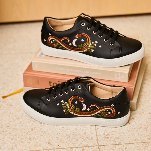 Virevolte Serpent Noir