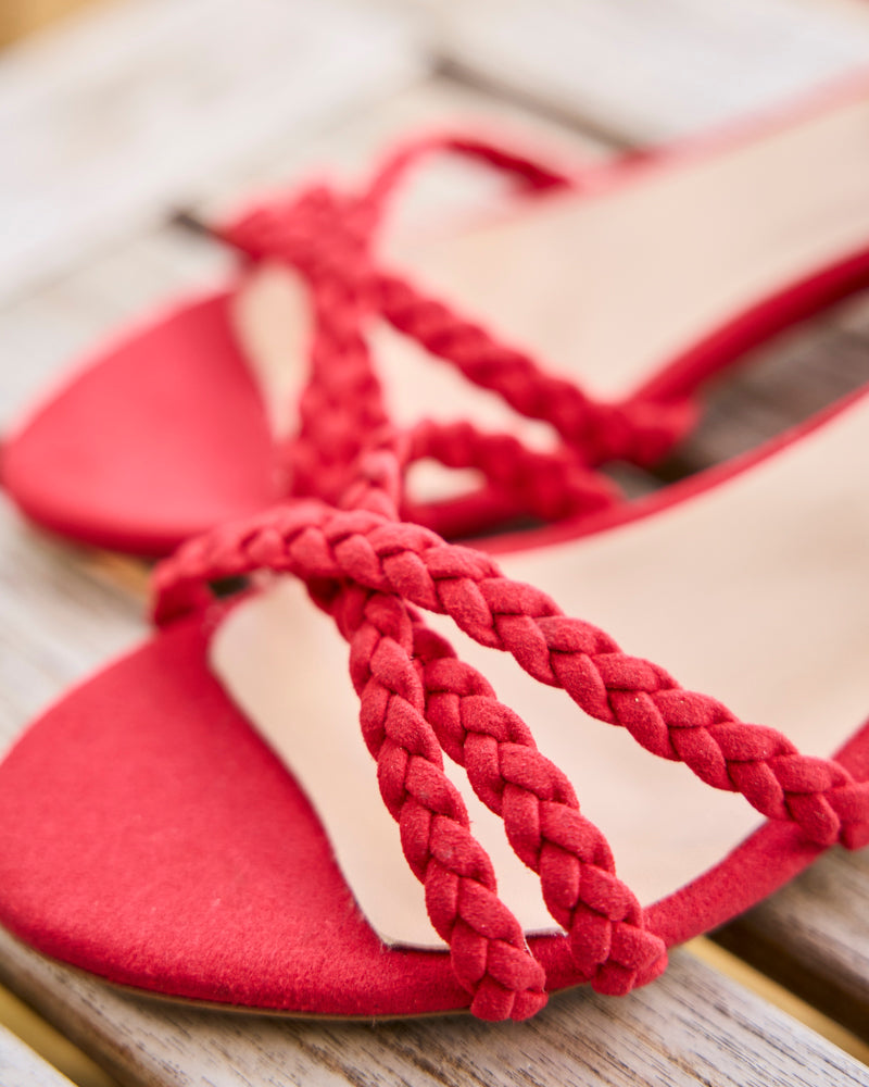 Sandales à talons femme vegan recyclées Minuit sur Terre