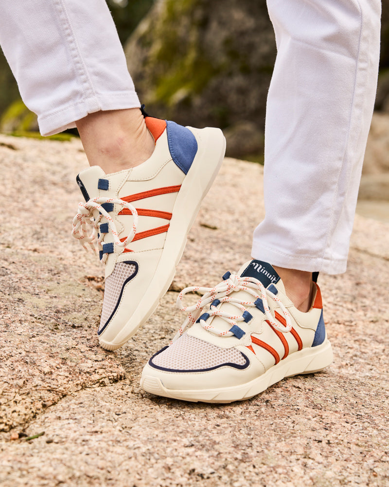 Baskets vegan recyclées écologiques Minuit sur Terre