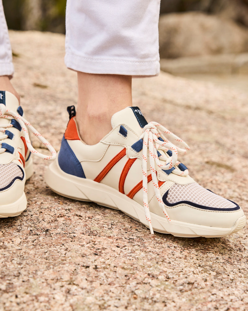 Baskets vegan recyclées écologiques Minuit sur Terre