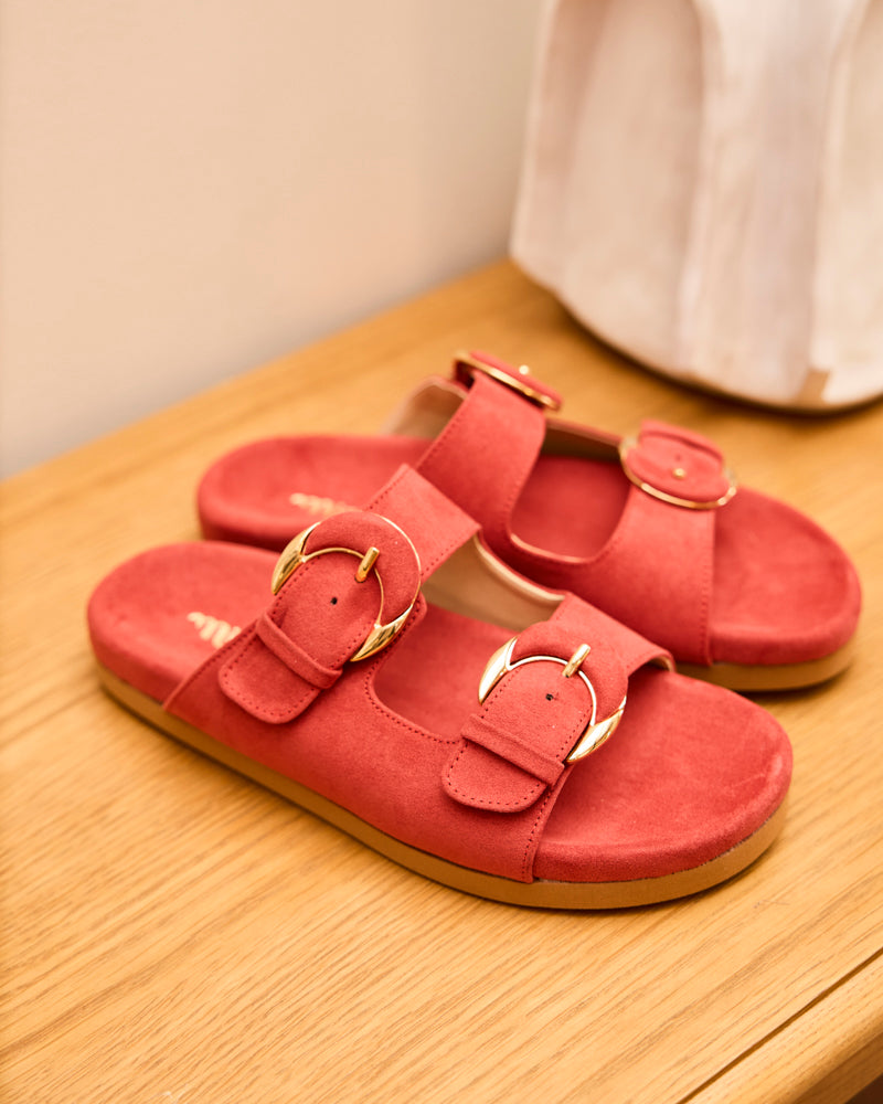 Mules plates femme vegan recyclées Minuit sur Terre