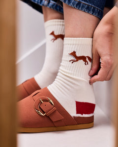 Chaussettes Renard Brique