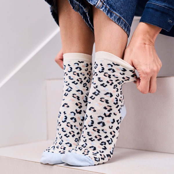 Chaussettes Leo Bleu