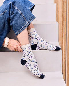 Chaussettes Flore Minuit
