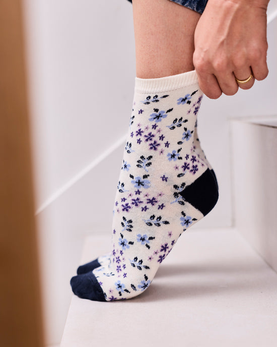 Chaussettes Flore Minuit