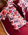 Lacets Fleurs Rubis