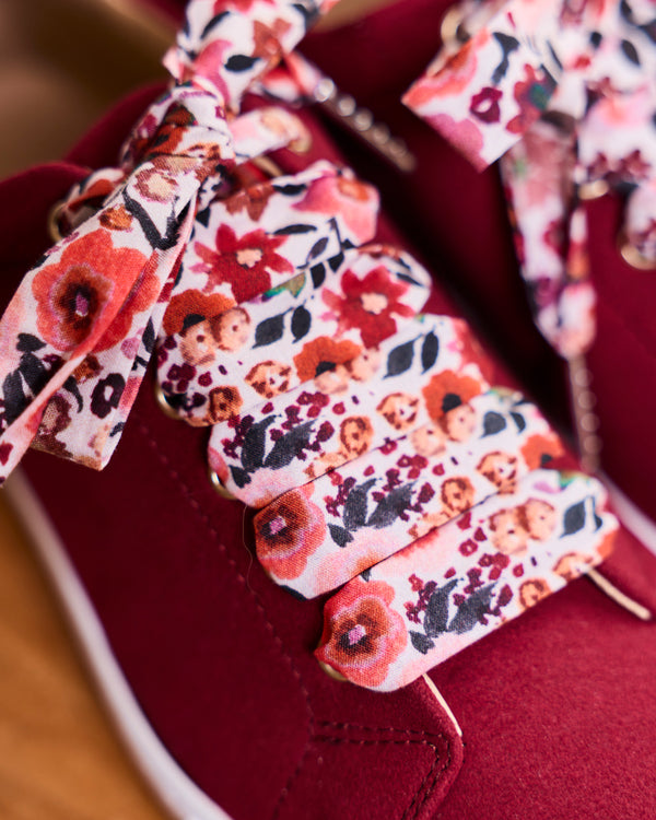 Lacets Fleurs Rubis