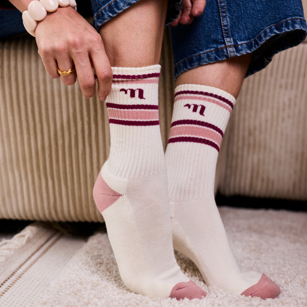 Chaussettes Minuit Roses