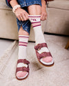 Chaussettes Minuit Roses