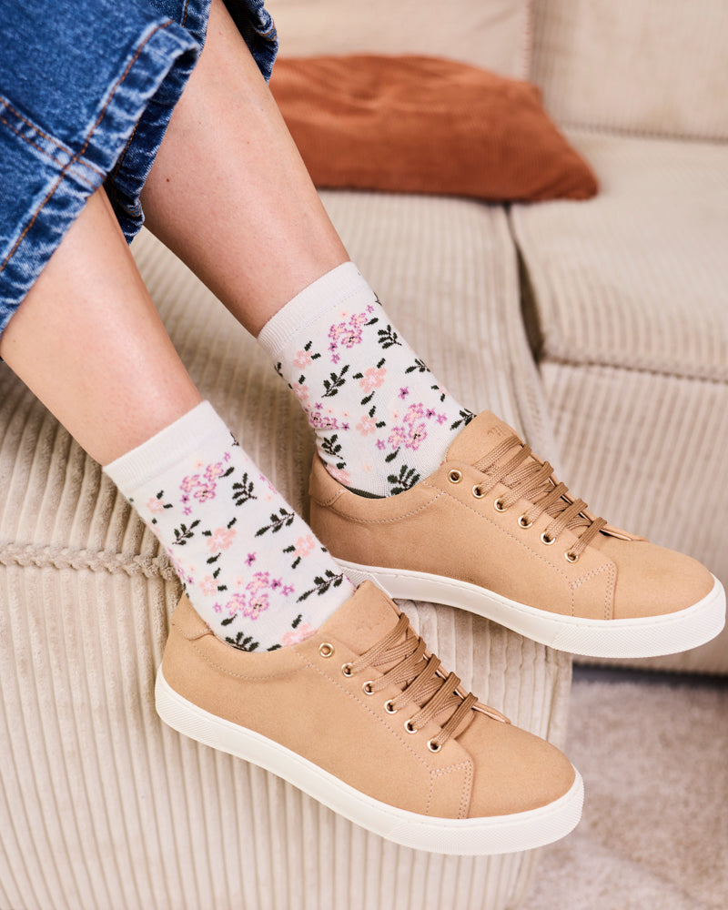 Chaussettes Flore Vert