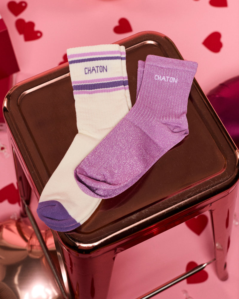 Chaussettes Brille Chaton