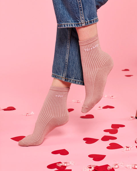 Chaussettes Brille Toi+Moi=Oui
