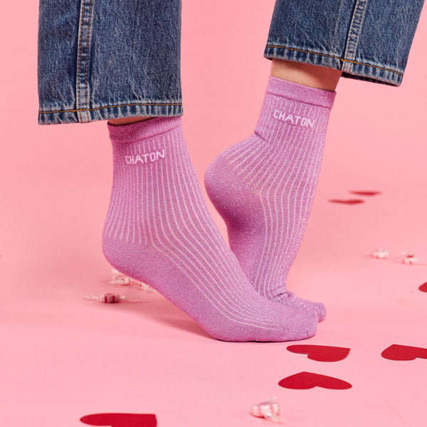 Chaussettes Brille Chaton