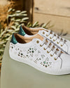Virevolte Fleurs Vert