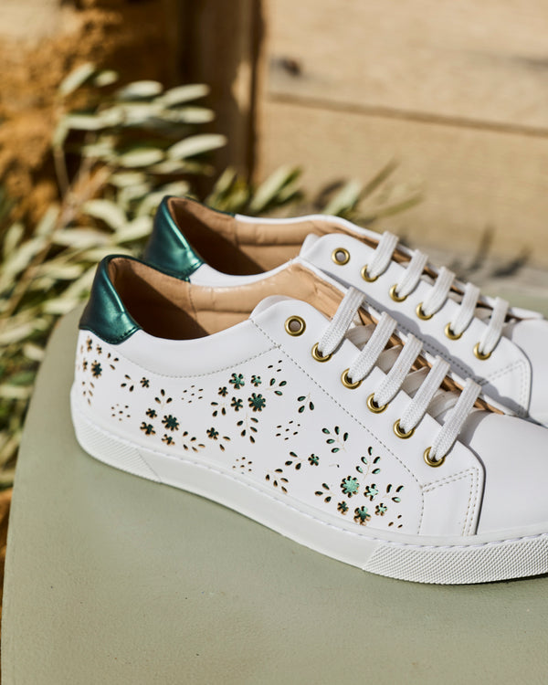 Virevolte Fleurs Vert