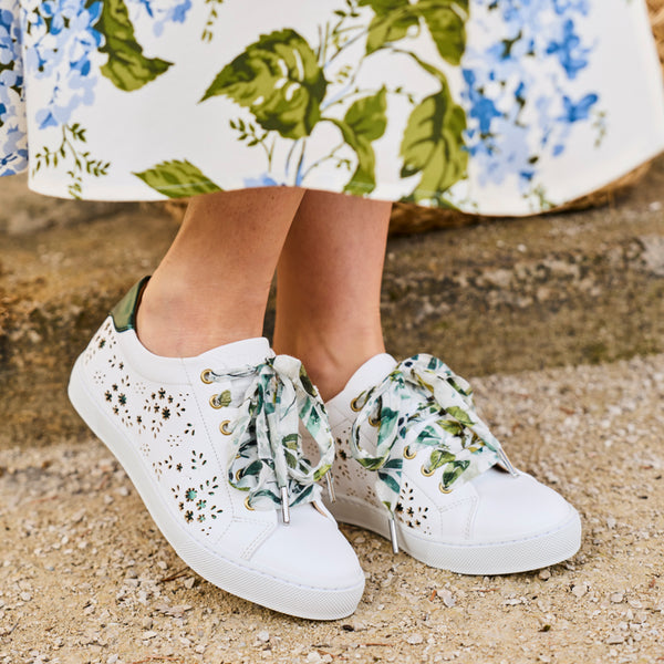 Virevolte Fleurs Vert