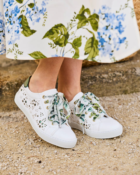 Virevolte Fleurs Vert