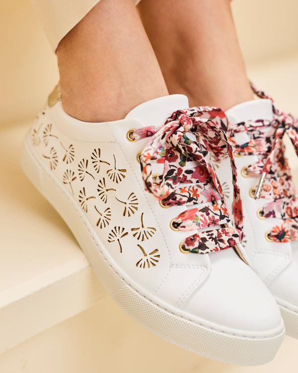 Lacets Fleurs Rubis