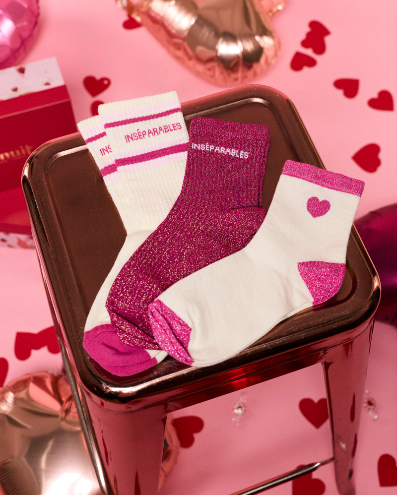 Coffret Chaussettes Roses