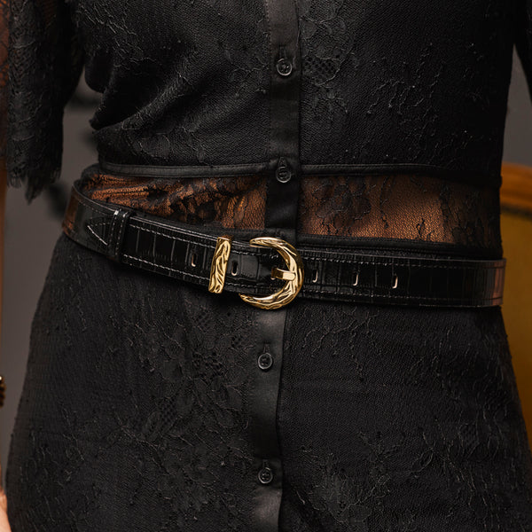 Astrée Noir Croco
