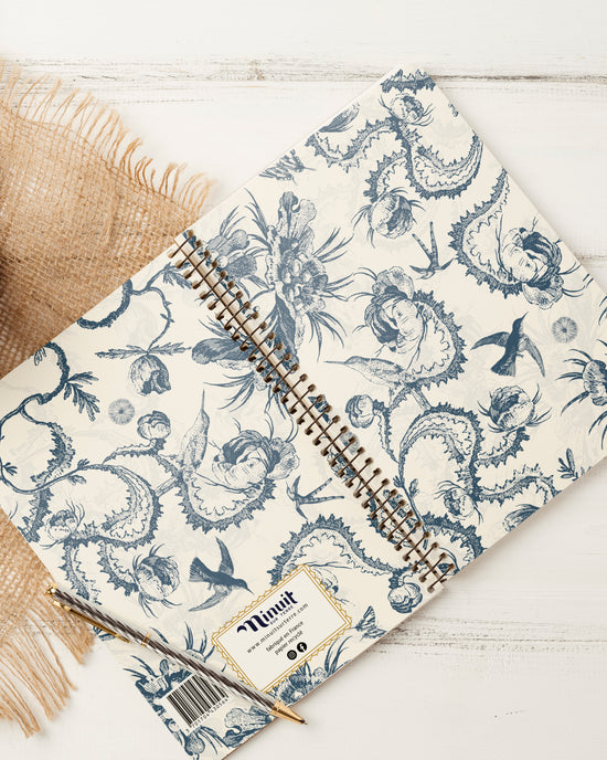 Carnet Toile de Jouy