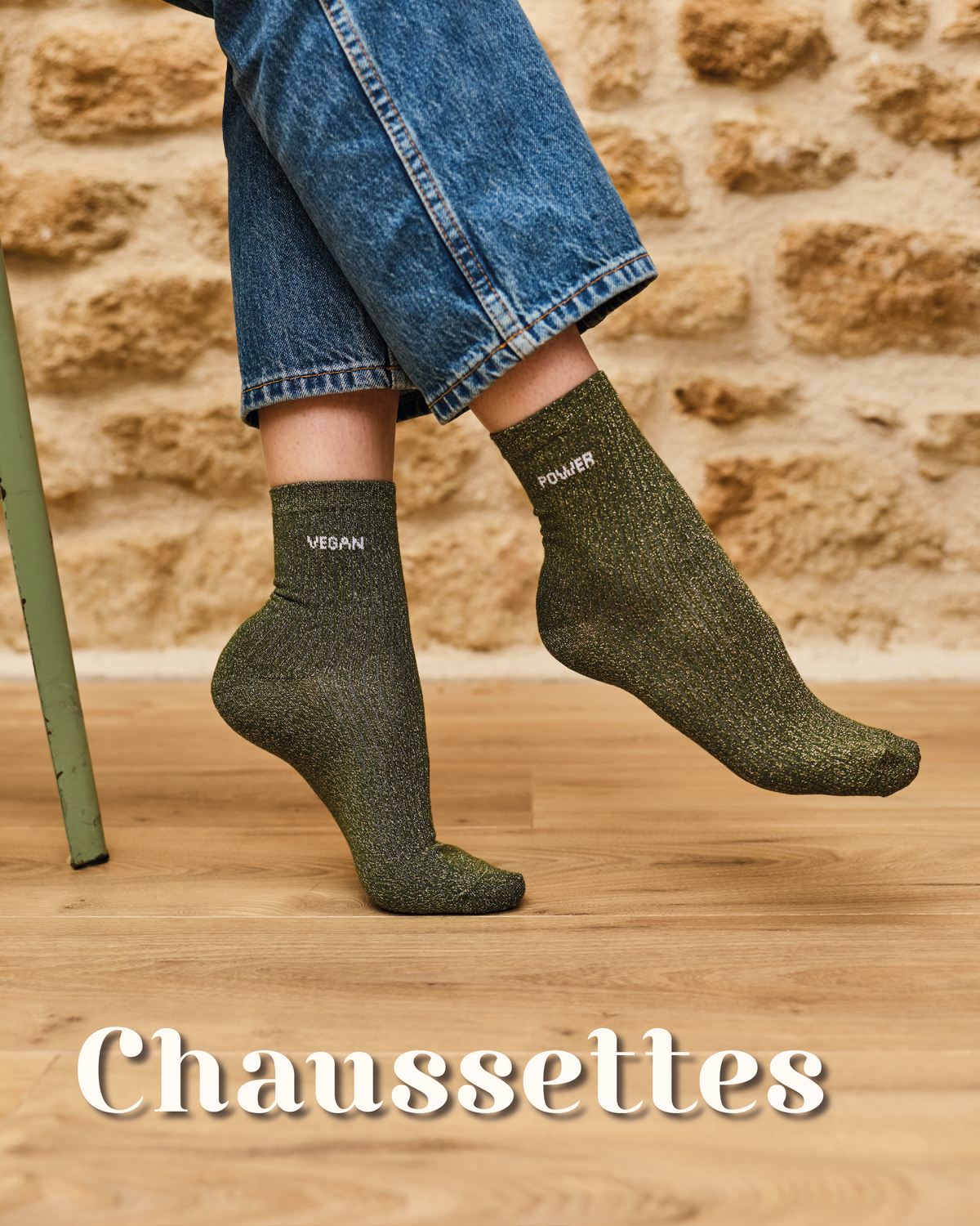 Chaussettes Brille Vegan Power