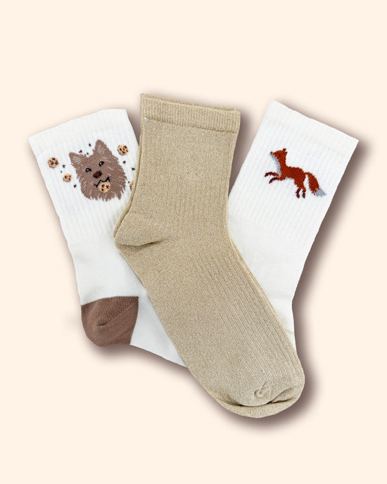 Pack 3 chaussettes
