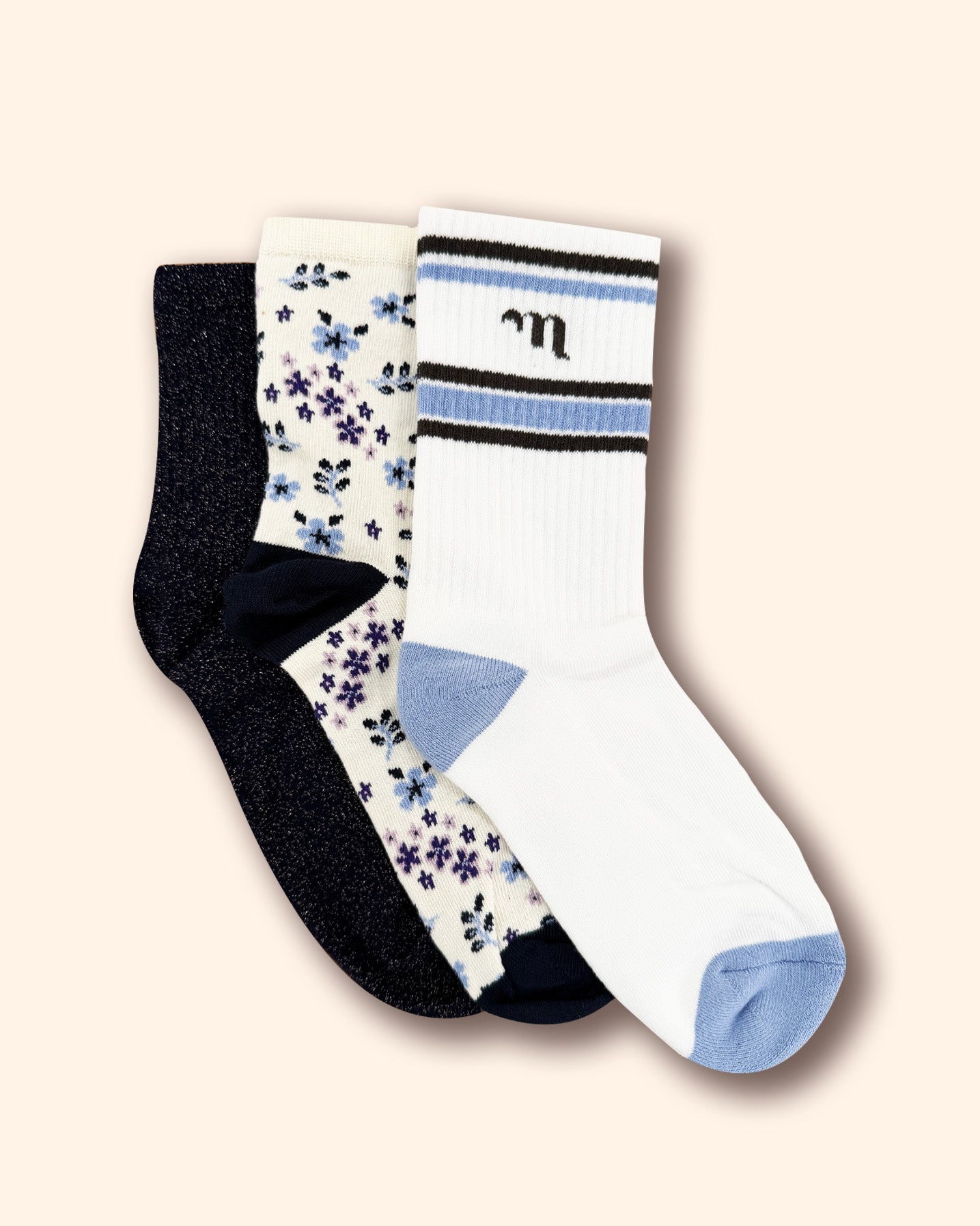 Pack 3 chaussettes