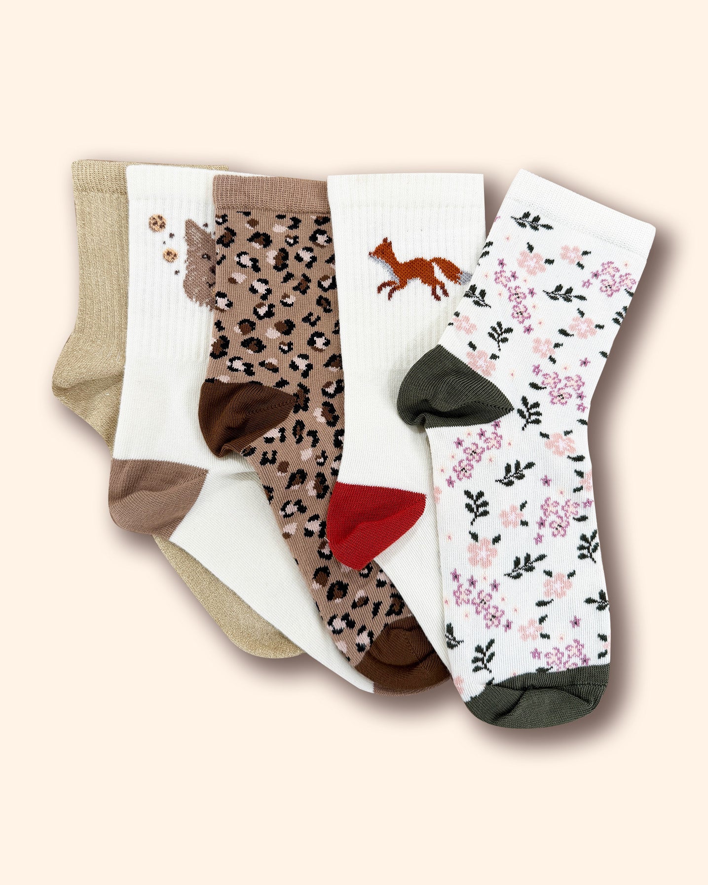 Pack 5 chaussettes