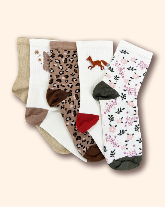Pack 5 chaussettes