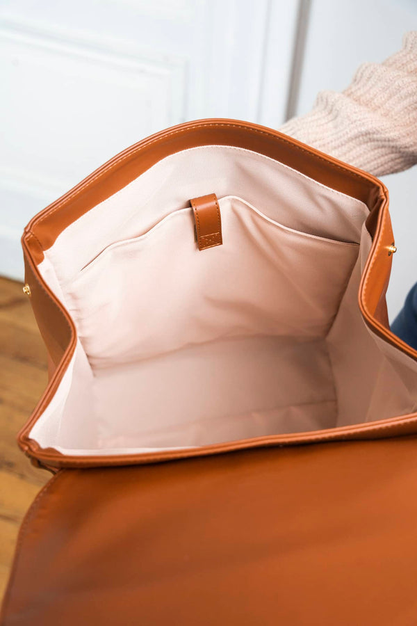 Intérieur sac à dos vegan écoresponsable Falabella Minuit sur Terre