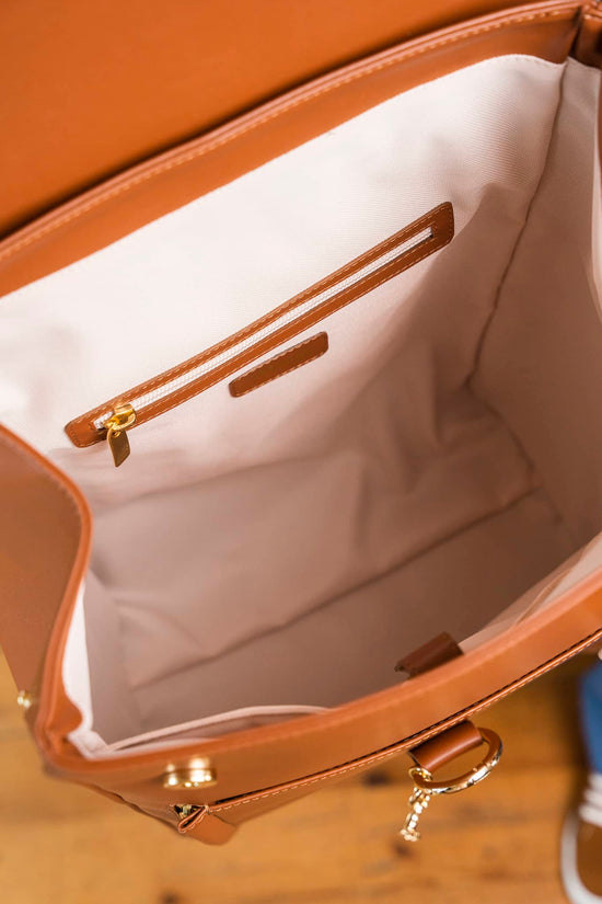 Intérieur sac à dos vegan écoresponsable Falabella Minuit sur Terre