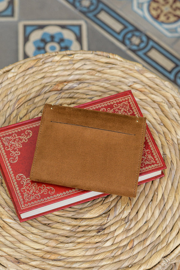 Porte-monnaie noisette écologique vegan pour femme Andante Minuit sur Terre