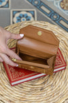 Porte-monnaie noisette écologique vegan pour femme Andante Minuit sur Terre
