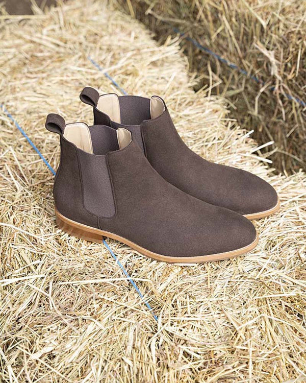 Bottines vegan homme marron