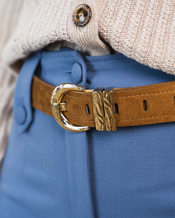 Ceinture Astrée noisette femme