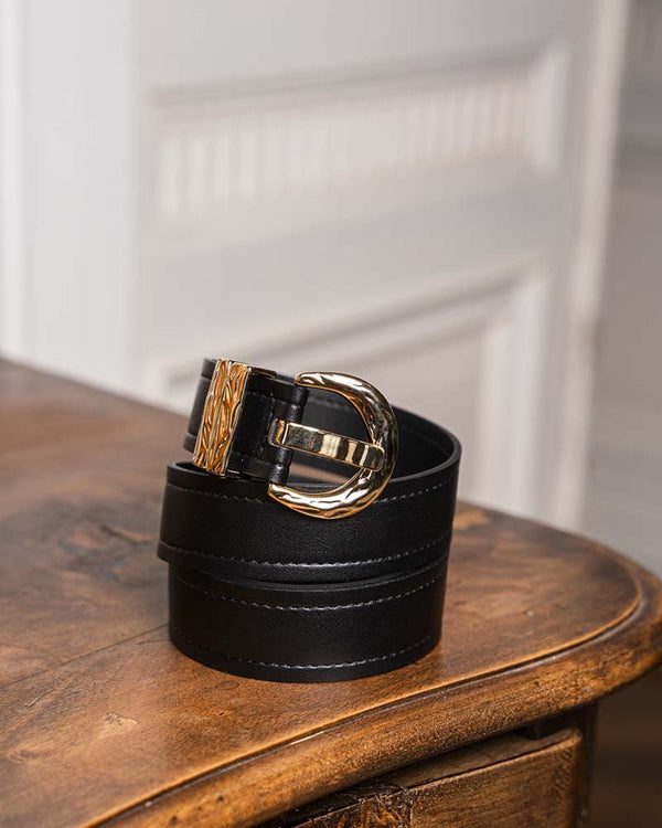 Ceinture noire Astrée femme