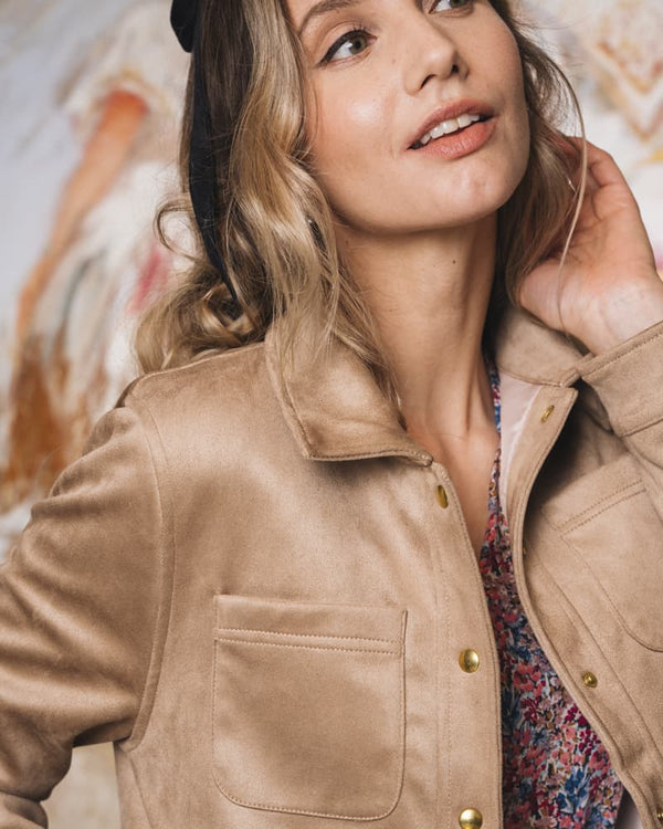 Veste beige vegan recyclée