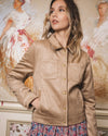 Veste vegan recyclée beige